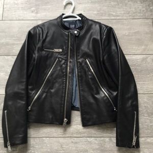 Gap genuine cow leather jacket